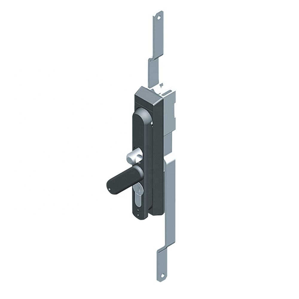 Heavy Equipment Zinc Alloy Enclosure Swinghandle Door Lock with Padlock Hook and Rod Control Key Unlock Way