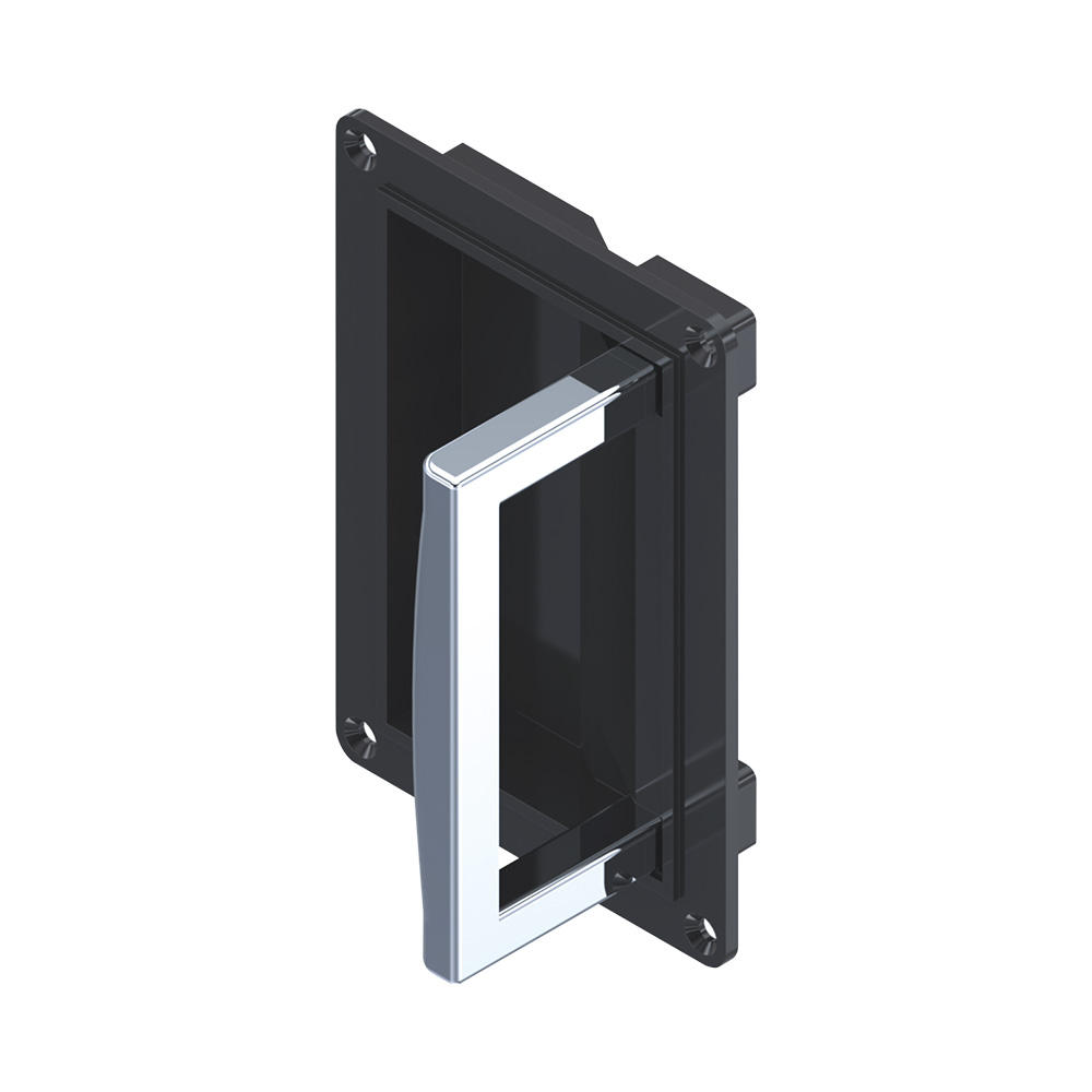 Power Equipment Zinc Alloy Embedded Flush Pull Fold Recessed Handle