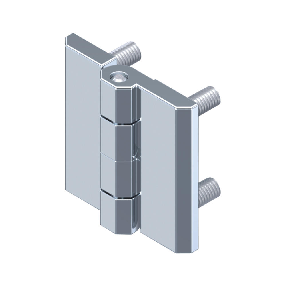 Industrial Zinc Die-Bolted Butt Hinge with Threaded Studs for Door & Window Applications