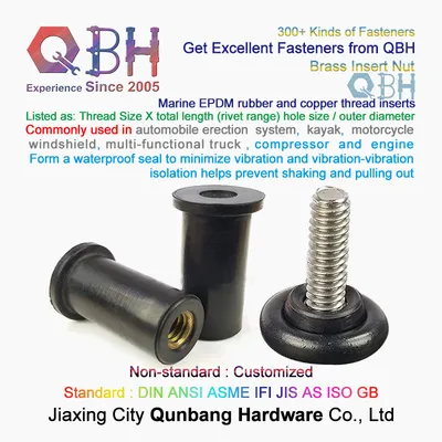 Copper Brass Thread Customized Nutsert and Bolt Spare Accessories