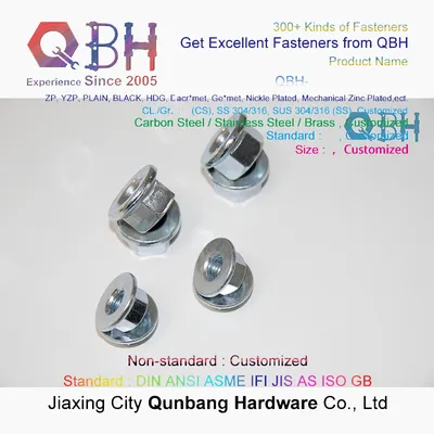 DIN6923 All-Metal Flat Flange Nuts Without Serrations
