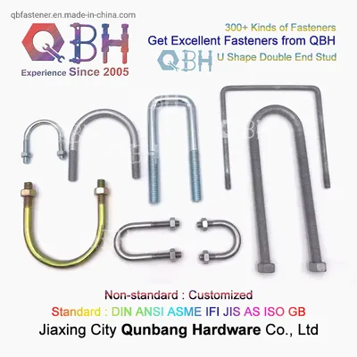 Hex Bolt/Carriage Bolt/Carbon Steel Zinc Plated U Stud Bolt