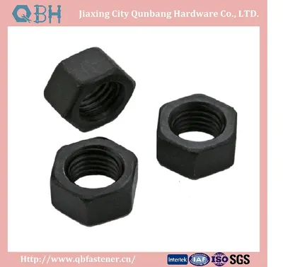 Hex Nuts (DIN555 M2-M120 Cl. 6/8/10 Black)