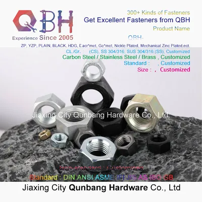 Hex Nuts (M5-M64 Cl. 6/8/10 Carbon Steel Hardware ISO4033)