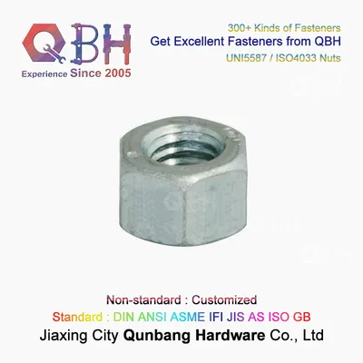 Hot DIP Galvanizing Cl. 6/8/10 M3-M80 Carbon Steel Hexagonal Nuts