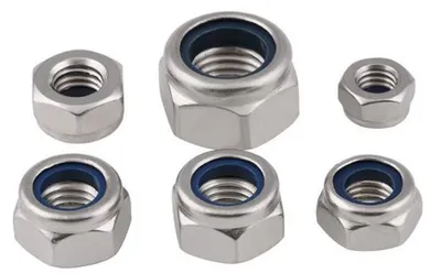 Insert Metric Fine Pitch Thread Hexagon Nylon Lock Nuts