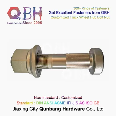 M16 Truck Wheel Hub Bolt and Nut Maintenance Replacement Spare Fasteners