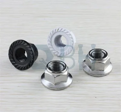 Nylon Flange Nuts with All Metal