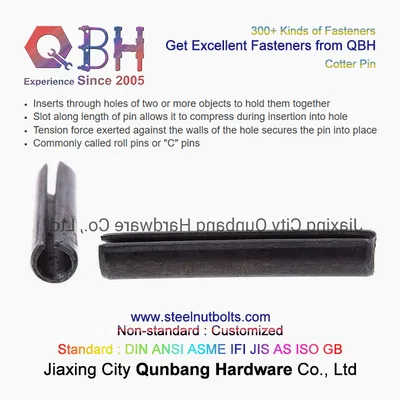 Qbh Carbon Steel C-Pins Cotter Pins