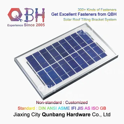 Qbh Customized Bracket Rack Stand for Carport Greenhouses Gardon Green Flower House Photovoltaic PV Solar Panel Mounting Clean Energy Systems