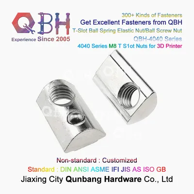 Qbh Customized CNC Routers/3D Printers/CNC Laser Cutters/CNC Plasma Cutters/Robotics Projects/3D Carvers/Machine Guards/Workstations Roll-in T-Nuts