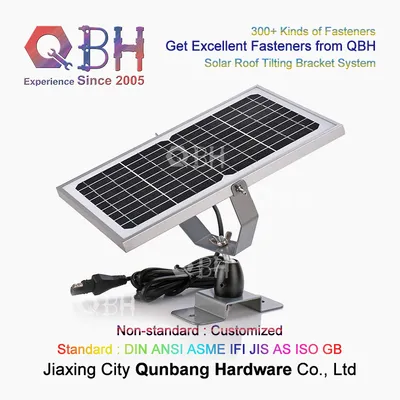 Qbh Customized Civil Commercial Industrial PV Photovoltaic Panel Mounting Bracket Solar Power Rack