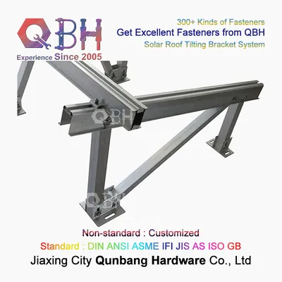 Qbh Customized Industrial Commercial Civil Use Solar Power Energy Photovoltaic PV Panel Hollow Aluminum Extrusion Section Profile