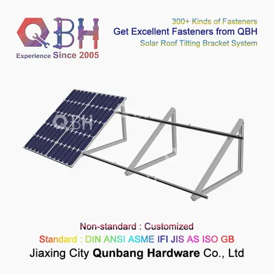 Qbh Customized OEM ODM Industrial Commercial Solar Energy Power Panel Bracket Aluminium Aluminum Extrusion