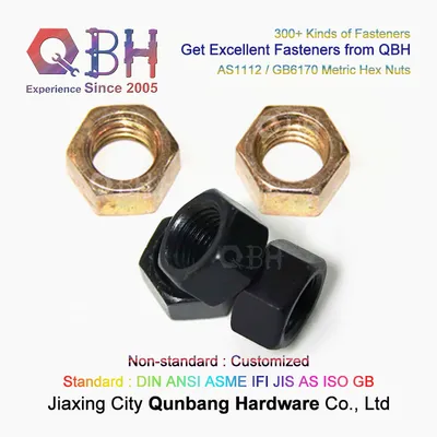 Qbh GB 6170 Cl. 10 M1.6-M64 Yzp Zp Y. Z. P. Carbon Steel CS C. S. GB6170 Metric Hexagon Hexagonal Hex Nuts