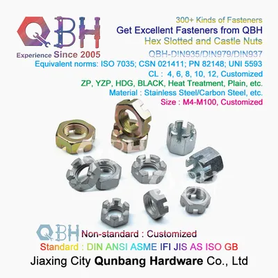 Qbh M4-M100 Wrench Customized Hex Hexagon Hexagonal Hexangular Sexangular Castled Axle Nut