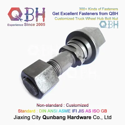 Qbh OEM ODM Trucks Parts Wheel Hub Special M16 Bolt Nut Replace Repairing Replacement Maintenance Maintaining Customized Custom-Made Fittings