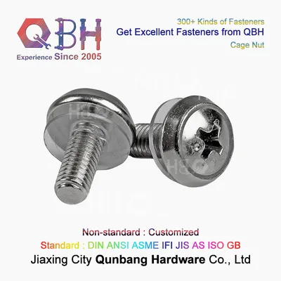 Qbh Stainless Steel S. S. /Ss/SUS 304/316 SS304/SS316 SUS304/SUS316 Pan Head Cross Drive Cage Nut Screw