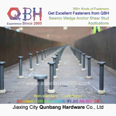 Qbh Steel Structure Railway Building Workshop Platform Fabricated House Roofing Frame Walkway Floor Bridge Shear Anchor Stud Key Spare Construction Accessories