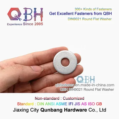 Qbh Zp/Yzp/Bzp/Plain/Black/HDG/PTFE/Nickle Plated DIN125 DIN436 F436/F436m DIN6916 DIN9021 Flat Gasket