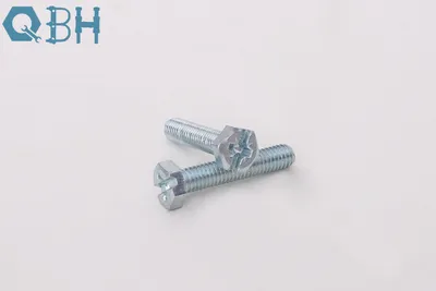 Recess Hex Head Screw Zinc, Hex Bolt with Pozi Recess