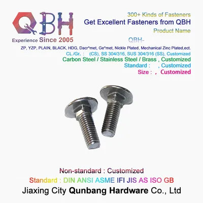 Round Head Screw with Square Neck