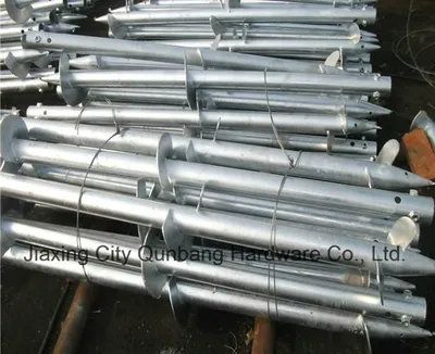 Screw Pile with High Quality (Q235 48-114X600mm-3500mm (H. D. G. ))