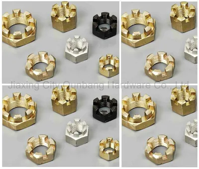 Slotted Thin Nuts (M6-M68 DIN979)