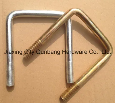 Square U-Bolts Full-Sized M6-M36 Cl. 4.8 Carbon Steel